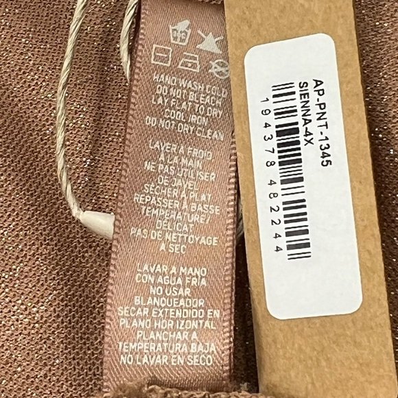 SKIMS Shimmer Leggings Pants Sienna Womens 4X - Picture 7 of 9